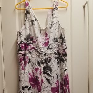 Plus size floral dress
